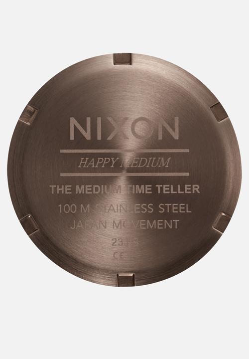 Nixon - Medium Time Teller - Chocolate / Black Coffee