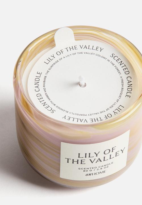 H&M - Scented candle in glass holder - lily of the valley