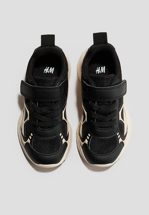 H&M - Lightweight-sole trainers - black/light beige