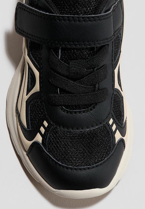 H&M - Lightweight-sole trainers - black/light beige