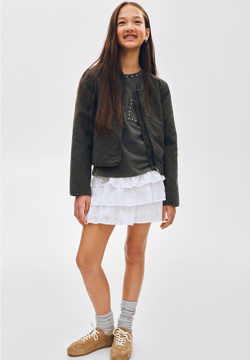 H&M - Quilted cotton jacket - dark grey
