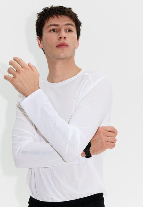 H&M - Long-sleeved running top with coolmove™ - white