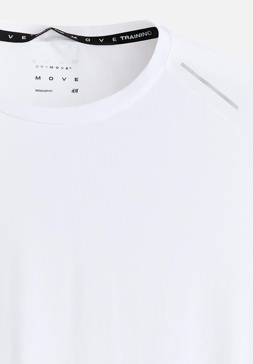 H&M - Long-sleeved running top with coolmove™ - white