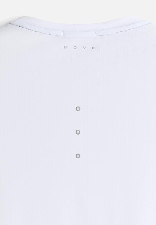 H&M - Long-sleeved running top with coolmove™ - white