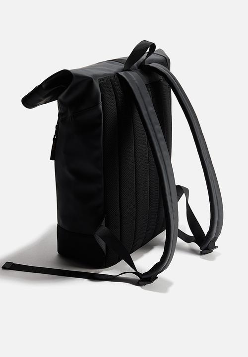H&M - Roll-top backpack - black