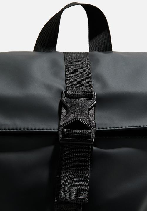 H&M - Roll-top backpack - black