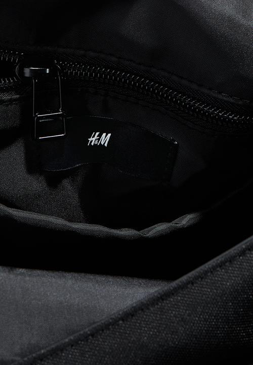 H&M - Roll-top backpack - black