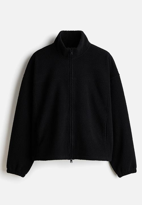 H&M - Teddy jacket - black
