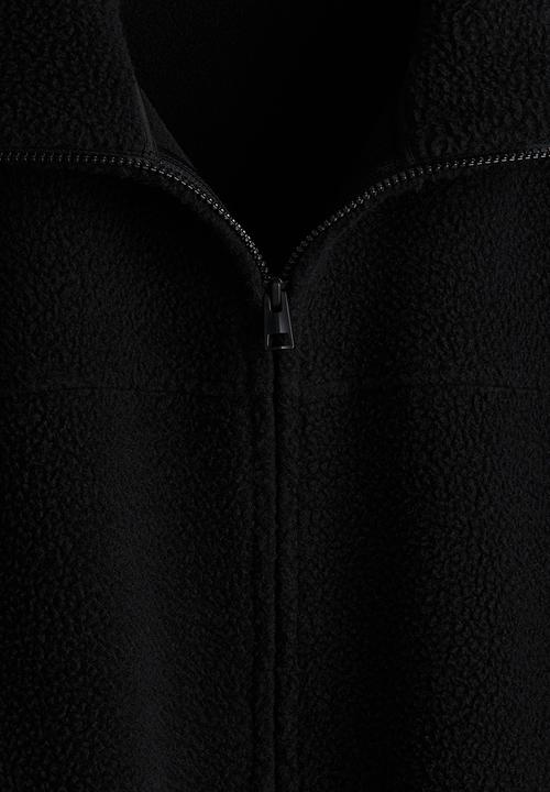 H&M - Teddy jacket - black