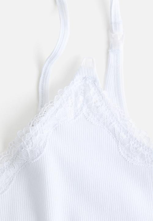 H&M - Mama nursing strappy top - white