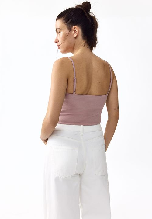 H&M - Mama nursing strappy top - dusty pink