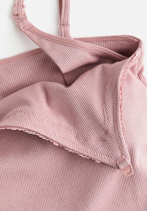 H&M - Mama nursing strappy top - dusty pink