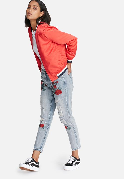 ONLY - Starly embroidery bomber jacket
