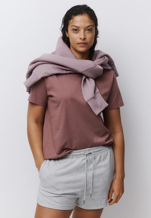 Cotton t-shirt - dark dusty pink