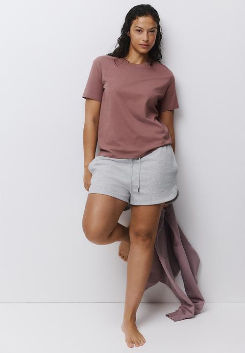 H&M - Cotton t-shirt - dark dusty pink