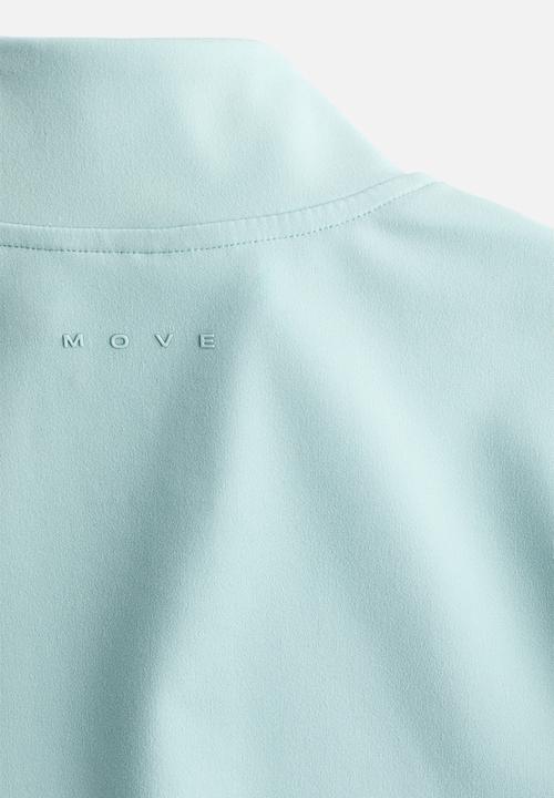 H&M - Zip-through sports jacket with softmove? - amazonite blue