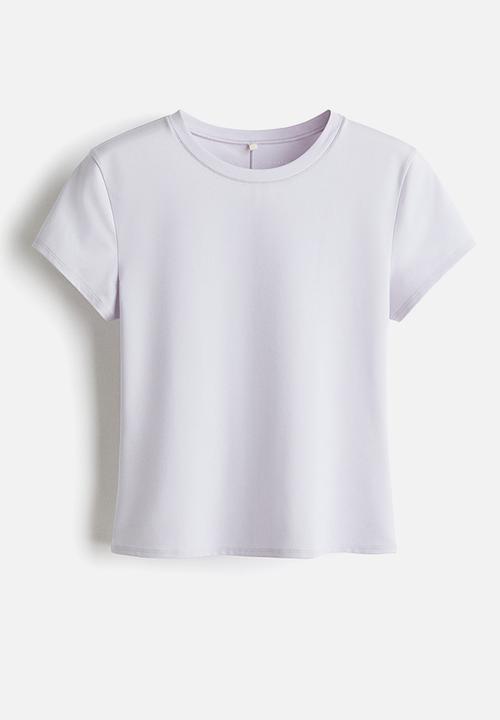 H&M - Sports top with drymove? - lilac