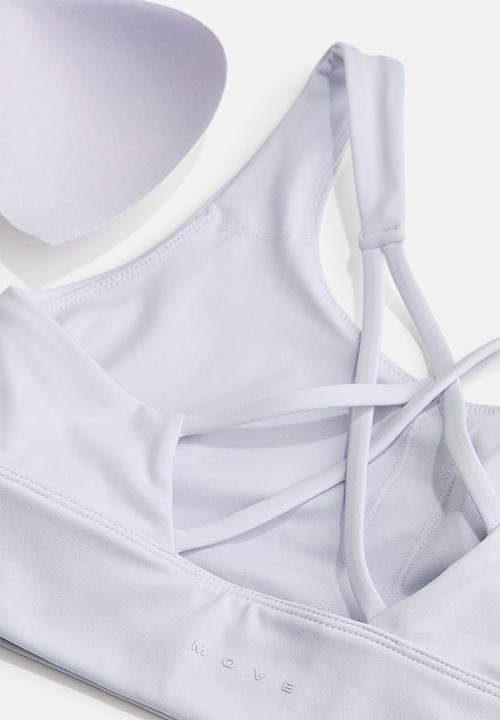 H&M - Medium support sports bra with softmove? - lilac