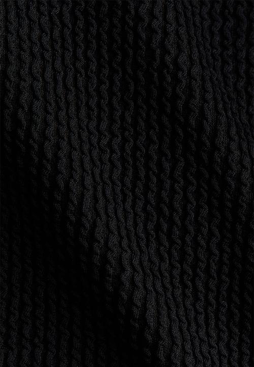H&M - Padded-cup high leg swimsuit - black