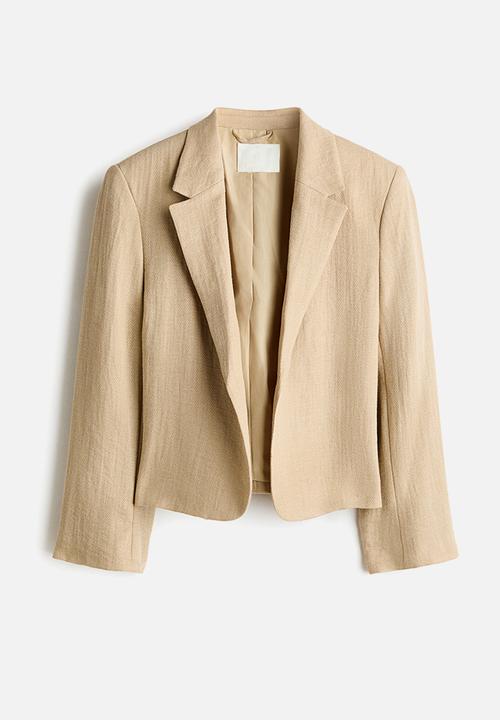 H&M - Short blazer - beige