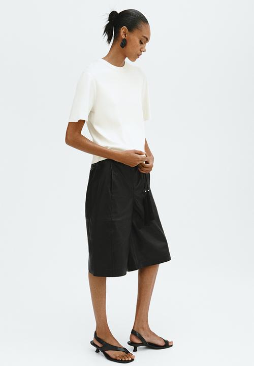 H&M - Knitted T-shirt - white