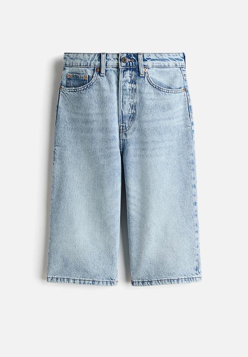 H&M - Denim bermuda shorts - light denim blue