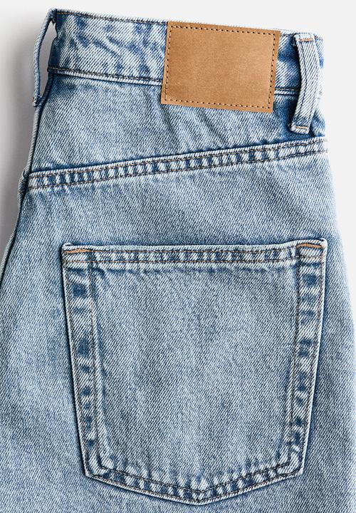 H&M - Denim bermuda shorts - light denim blue