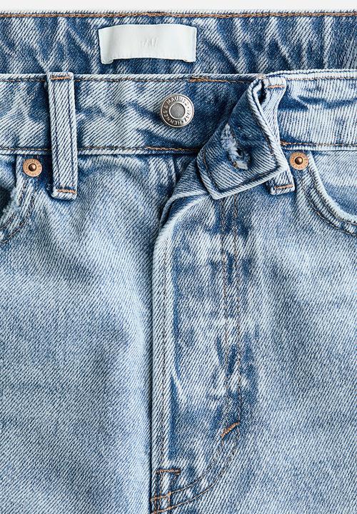 H&M - Denim bermuda shorts - light denim blue