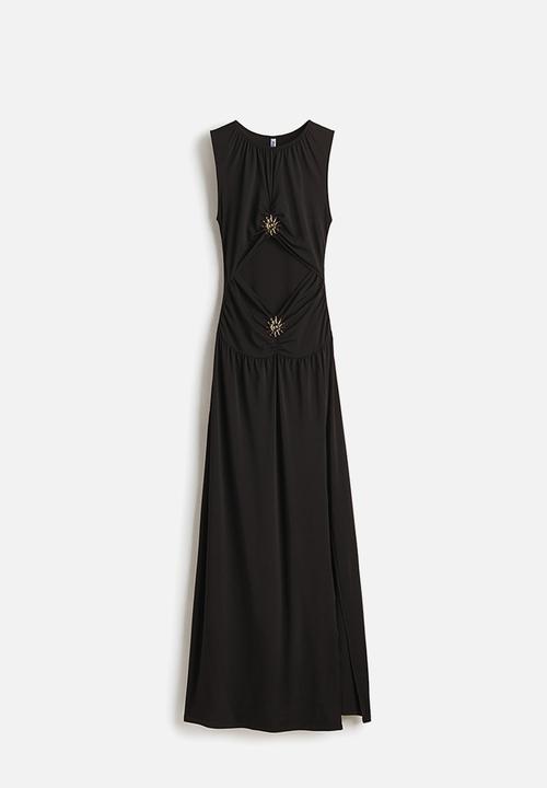 H&M - Cut-out maxi dress - black