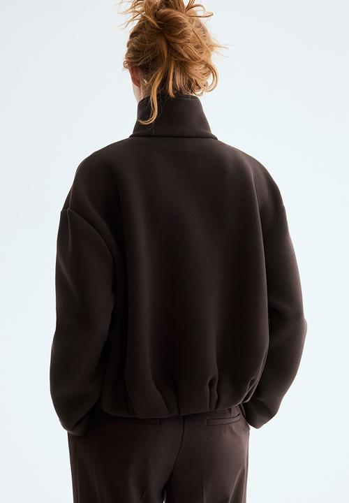 H&M - Scuba jacket - dark brown