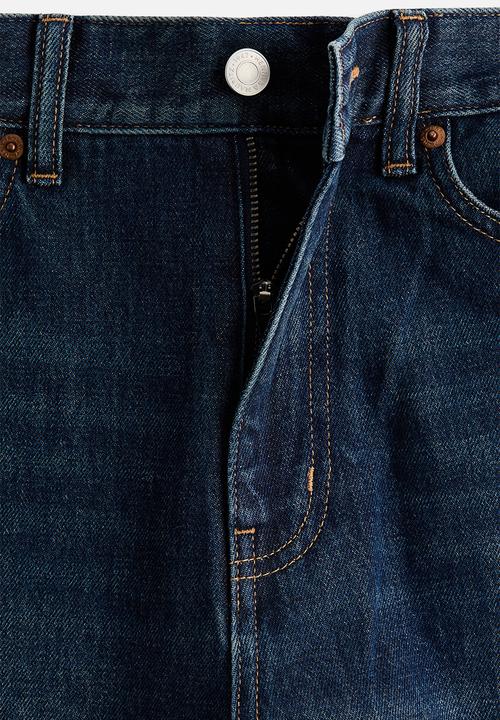 H&M - Barrel regular waist jeans - dark denim blue