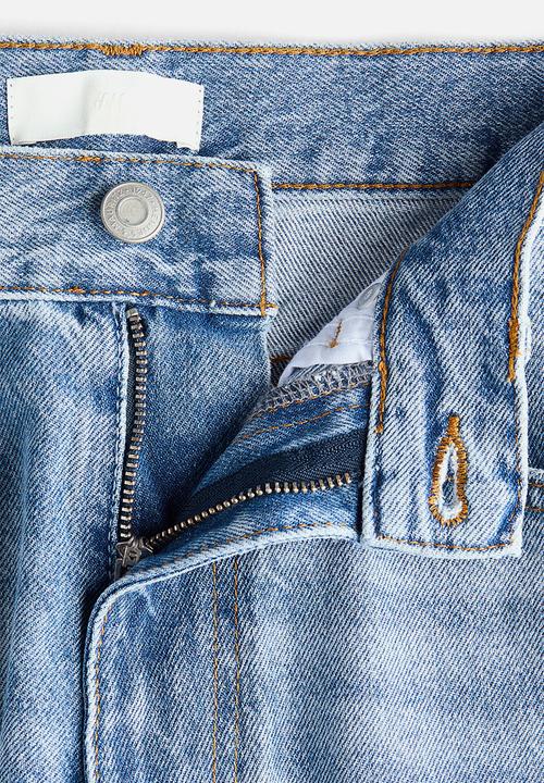 H&M - Barrel regular waist jeans - light denim blue