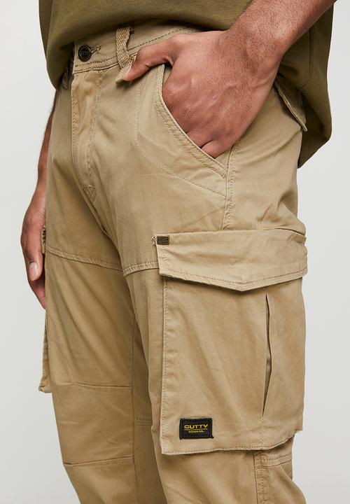 Cutty - Belloff Cotton Cargo Pants - Khaki