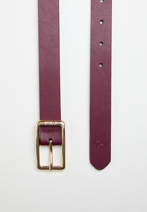 POLO - Elsa Belt - Burgundy