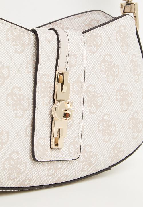 GUESS - Yvonne Logol shoulder Bag-Stone Logo