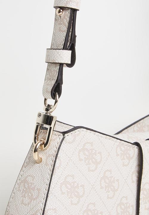 GUESS - Yvonne Logol shoulder Bag-Stone Logo