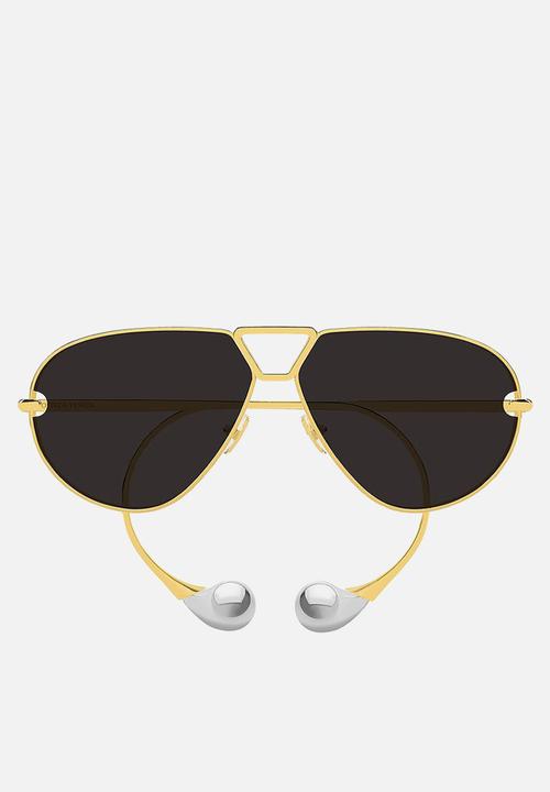 BOTTEGA VENETA - BV1437S-001 64 Sunglass - Gold