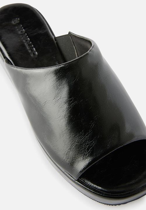 Cotton On - Quin Platform Single Vamp - black smooth Pu