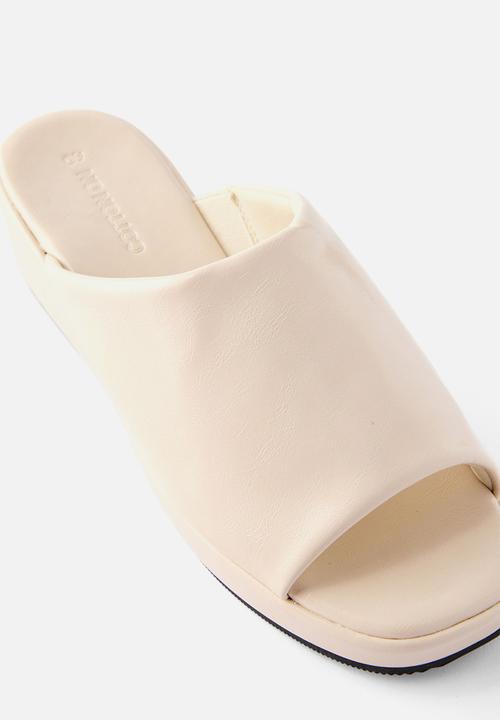 Cotton On - Quin Platform Single Vamp - ivory smooth