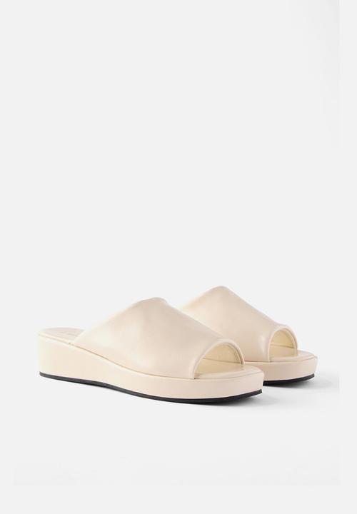Cotton On - Quin Platform Single Vamp - ivory smooth
