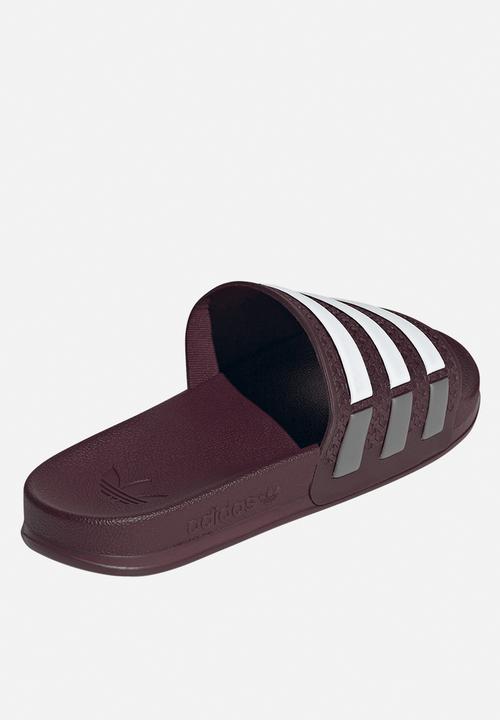 adidas Originals - Adilette Og Cf - Maroon/Ftwr White/Core Black