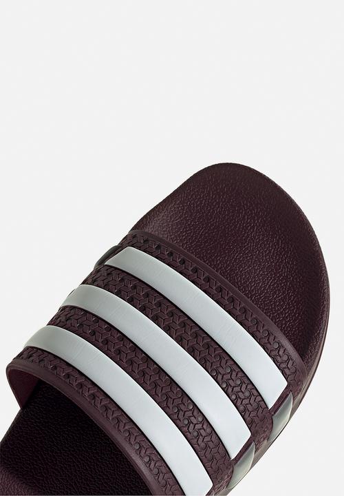 adidas Originals - Adilette Og Cf - Maroon/Ftwr White/Core Black
