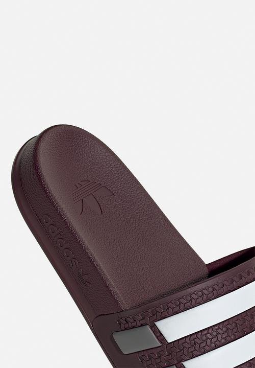 adidas Originals - Adilette Og Cf - Maroon/Ftwr White/Core Black