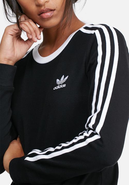 adidas Originals - 3 Stripe long sleeve tee