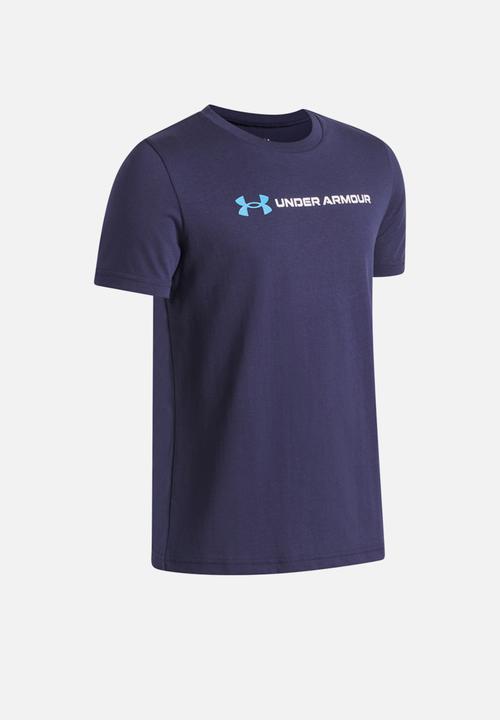 Under Armour - Ua b logo wordmark short sleeve - midnight navy
