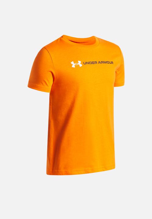 Under Armour - Ua b logo wordmark short sleeve - outrageous orange