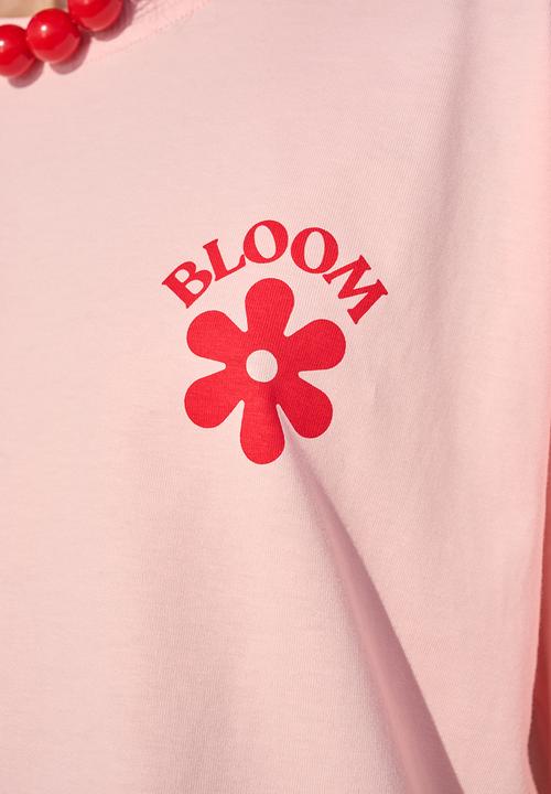 Me&B - Lucky Statement Tee  - Pinkdaisy