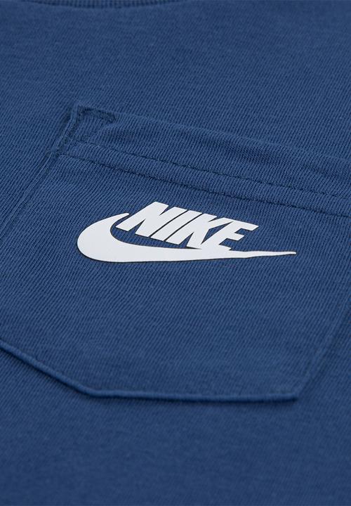 Nike - Nkb B Nsw Pkt Tee Ft Short Set - Dk Grey Heather