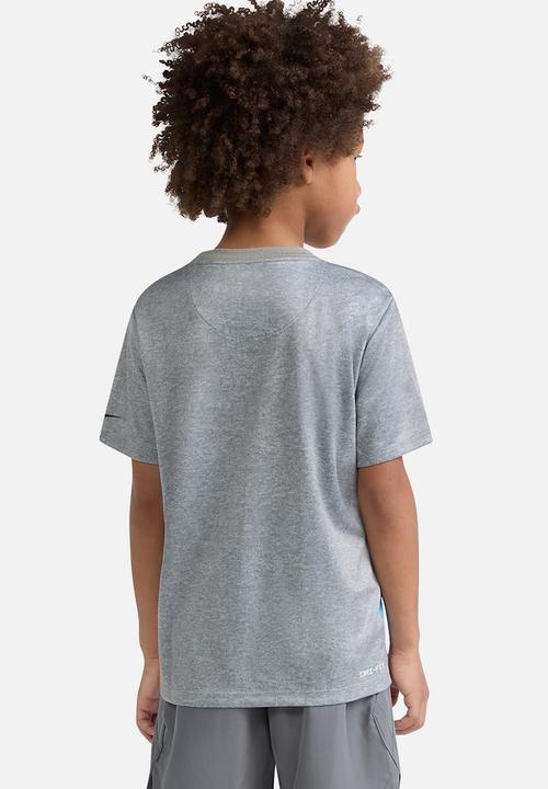 Nike - Nkb Icon Radiant Df Ss Tee - Dk Grey Heather