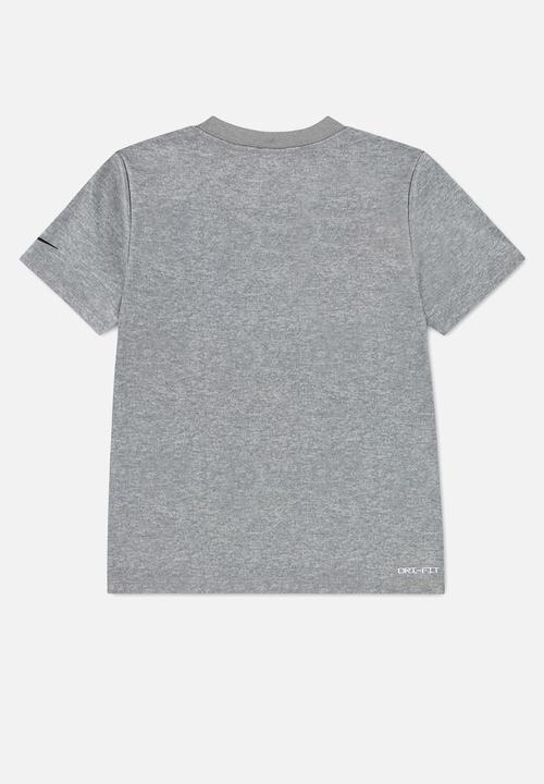 Nike - Nkb Icon Radiant Df Ss Tee - Dk Grey Heather